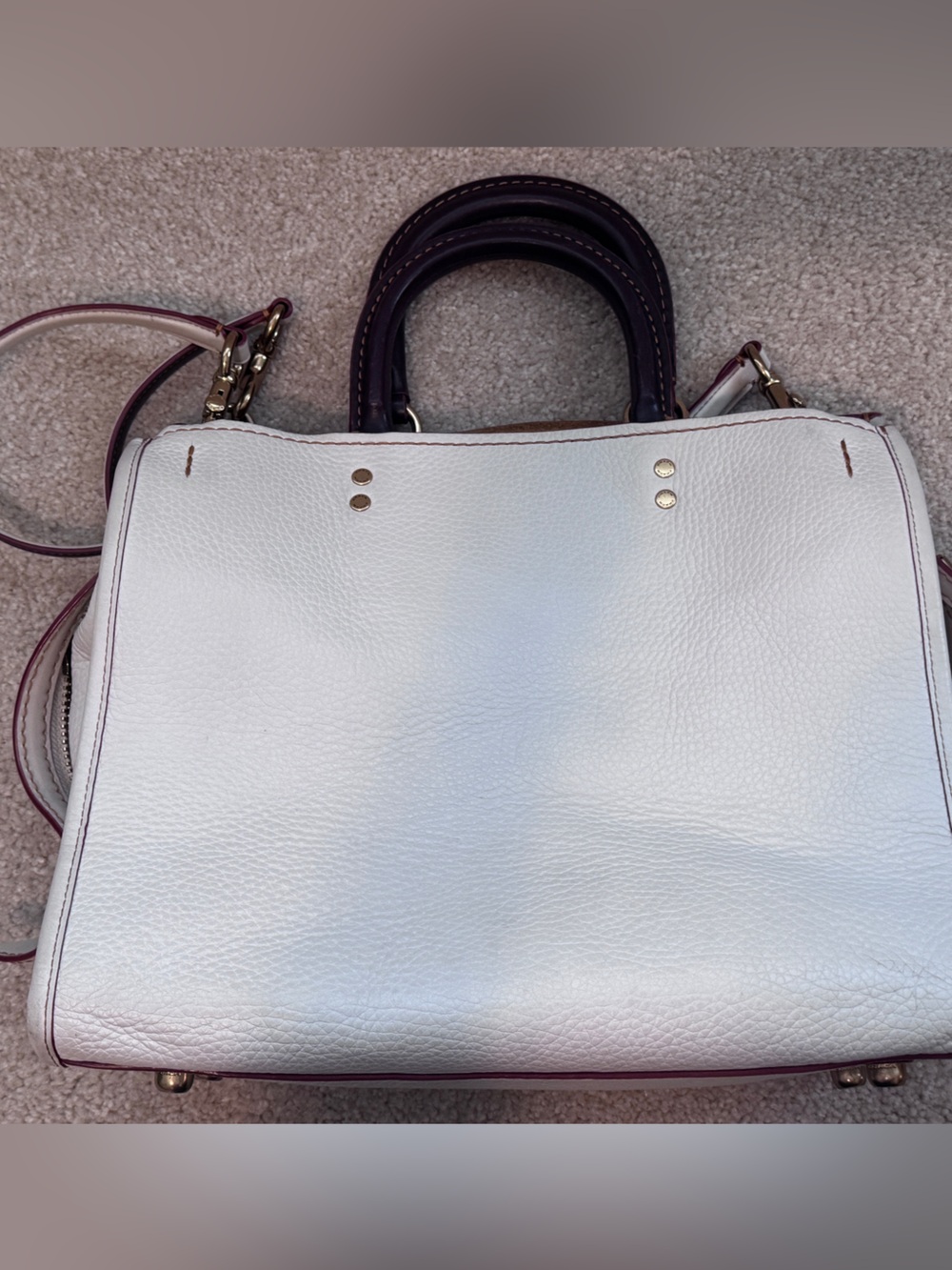 Coach Rogue Women's Pebbled Leather bag - Picture 2 of 11